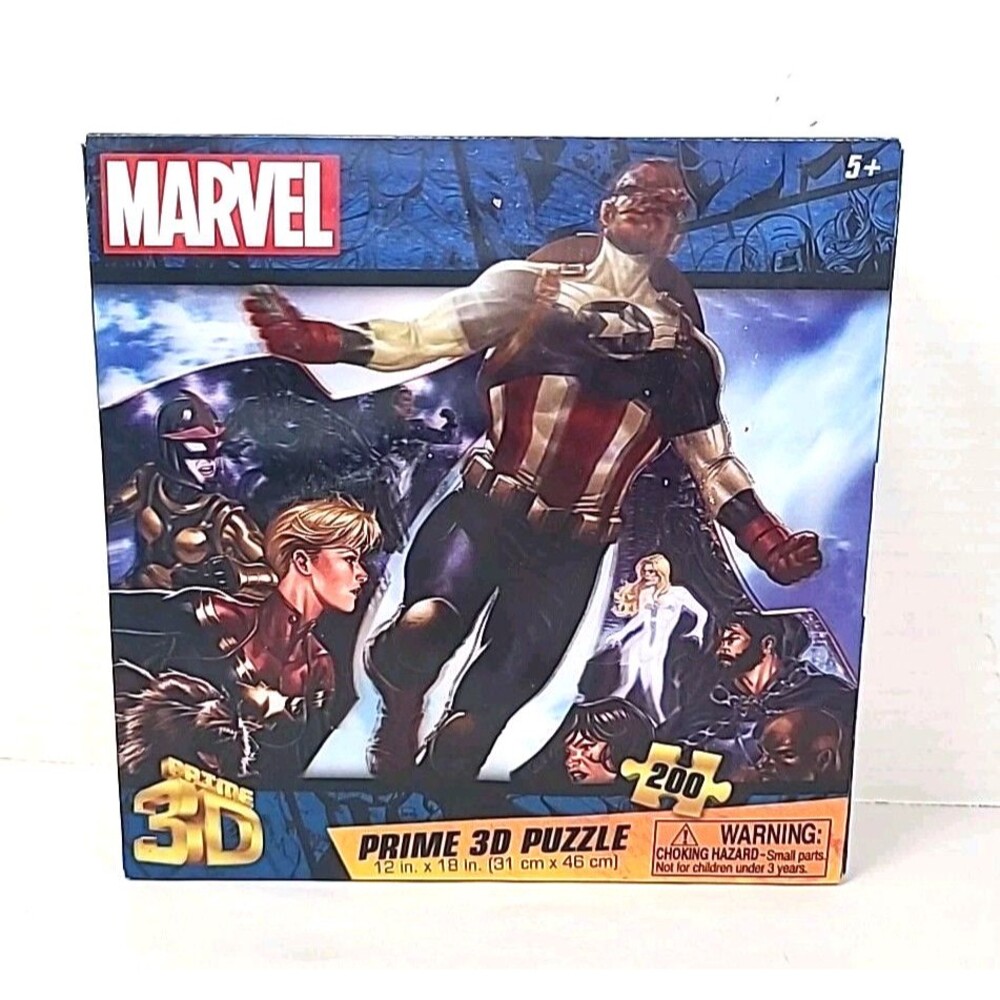 New Sealed Marvel - Prime 3D Puzzle Captain America